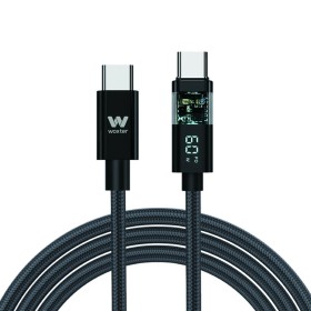 Cable USB-C Woxter Negro 2 m de Woxter, Cables USB - Ref: S0455444, Precio: 4,73 €, Descuento: %