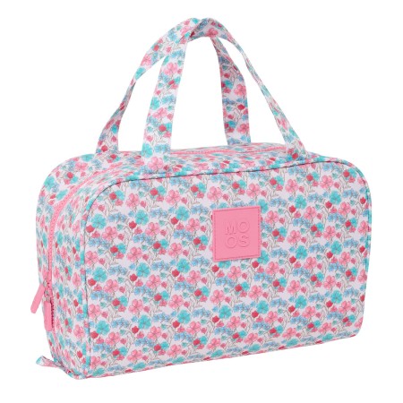 Nécessaire de Voyage Moos Flores Multicouleur 31 x 14 x 19 cm | Tienda24 Tienda24.eu