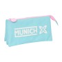 Portatodo Triple Munich Heaven Azul cielo 22 x 12 x 3 cm | Tienda24 Tienda24.eu