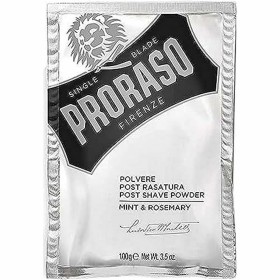 Poudre de Talc Parfumée Proraso Romarin Menthe de Proraso, Mousses - Réf : M0119803, Prix : 6,36 €, Remise : %