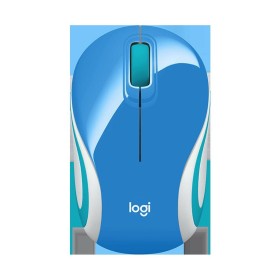 Souris Optique Sans Fil Logitech LGT-M187BU Bleu 1000 dpi de Logitech, Souris - Réf : S0460658, Prix : 21,26 €, Remise : %