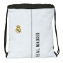 Sac à dos serré par des ficelles Real Madrid C.F. 24/25 Blanc Gris 35 x 40 x 1 cm | Tienda24 Tienda24.eu