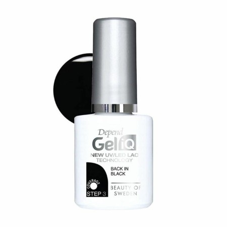 Esmalte de uñas Gel iQ Beter Black in Black (5 ml) | Tienda24 Tienda24.eu