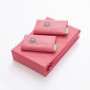 Jeu de draps Benetton Rose 4 Pièces | Tienda24 Tienda24.eu