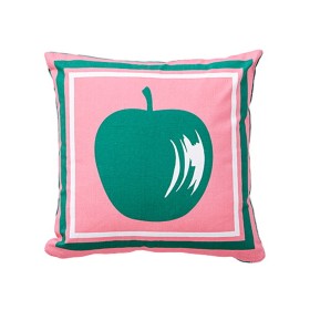 Coussin Turquoise Orchidée 50 x 30 cm | Tienda24 Tienda24.eu