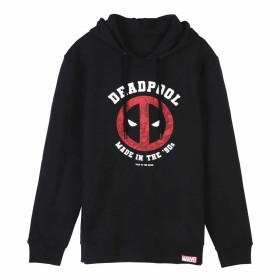 Sudadera con Capucha Hombre Deadpool Negro