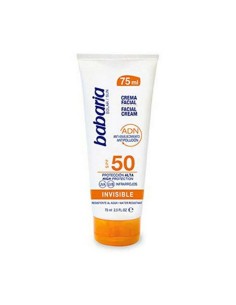 Écran solaire visage SOLAR ADN INVISIBLE Babaria Solar Adn Invisible Spf 50 (75 ml) 75 ml Spf 50 de Babaria, Filtres solaires...