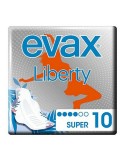 Compresses Super avec Ailes Liberty Evax Liberty (10 uds) 10 Unités | Tienda24 Tienda24.eu