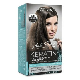 Traitement Capillaire Lissant Keratin Anti-frizz Post Kativa (3 pcs) de Kativa, Soins des cheveux et du cuir chevelu - Réf : ...