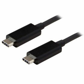 Cabo USB LINDY 31291 Preto 1 m | Tienda24 Tienda24.eu