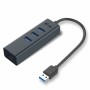 Hub USB i-Tec U3METALG3HUB | Tienda24 Tienda24.eu