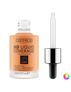 Base per Trucco Fluida Hd Liquid Coverage Foundation Catrice da Catrice, Fondotinta - Ref: S0574188, Precio: €13.83, Descuent...