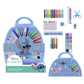 Set di Cancelleria Stitch Valigetta Azzurro Chiaro di Stitch, Set Scolastici - Rif: S0737363, Prezzo: 10,66 €, Sconto: %