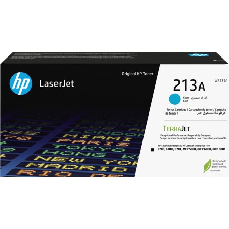 Cartouche d'encre originale HP 213A Cyan (1 Unité) | Tienda24 Tienda24.eu