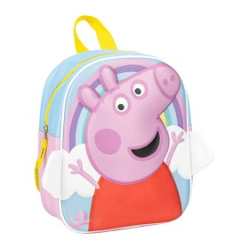 School Bag Peppa Pig Light Blue 23 x 28 x 10 cm by Peppa Pig, Children's Backpacks - Ref: S0740176, Price: 9,17 €, Discount: %