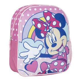 Cartable Minnie Mouse Rose 25 x 30 x 9 cm de Minnie Mouse, Sacs à dos enfant - Réf : S0740462, Prix : 6,69 €, Remise : %