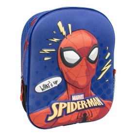 School Bag Spider-Man Blue 8 X 32 X 26 CM by Spider-Man, Children's Backpacks - Ref: S0740464, Price: 9,60 €, Discount: %