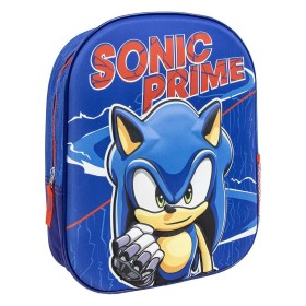 School Bag Sonic Blue 25 x 10 x 31 cm by Sonic, Children's Backpacks - Ref: S0740533, Price: 9,60 €, Discount: %