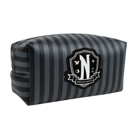 Nécessaire de Voyage Wednesday Noir 100 % Polyuréthane 11 x 6,4 x 20 cm de Wednesday, Vanity - Réf : S0740702, Prix : 8,08 €,...