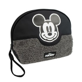 Necessaire da Viaggio Mickey Mouse Nero 100 % poliestere 28 x 19 x 6 cm di Mickey Mouse, Beauty Case da viaggio - Rif: S07414...