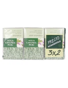 Jabón de Manos Agua Lavanda Puig Agua Lavanda 142-0350 (3 pcs) 3 Piezas de Agua Lavanda, Pastillas de jabón y jabón líquido p...