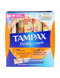 Regular Tampons PEARL Tampax (16 uds) (16 uds) (18 uds) | Tienda24 Tienda24.eu