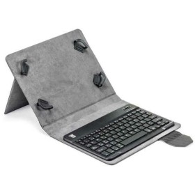 Teclado Bluetooth con Soporte para Tablet Logitech Combo Touch Gris Francés AZERTY | Tienda24 Tienda24.eu