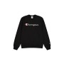 Men’s Sweatshirt without Hood Champion CREWNECK SWEATSHIRT 220254 NBK Black | Tienda24 - Global Online Shop Tienda24.eu