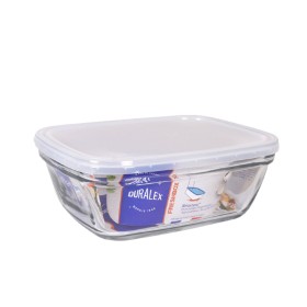 Boîte à repas rectangulaire avec couvercle Duralex Freshbox Transparent 1,7 L de Duralex, Stockage des aliments - Réf : S2213...