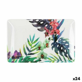 Kochschüssel La Mediterránea Rosetta Porzellan rechteckig 25,3 x 15 x 1,8 cm (18 Stück) | Tienda24 - Global Online Shop Tienda24.eu