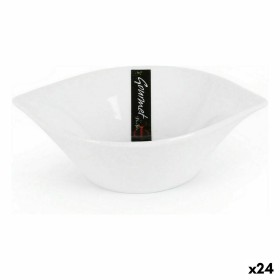 Ciotola per Aperitivi Pica-pica gourmet Bianco 15 x 11,5 x 4,2 cm (24 Unità) di BigBuy Cooking, Piatti e teglie - Rif: S22261...