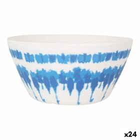 Salad Bowl Santa Clara Tie-Dye Blue White Melamin (24 Units) by Santa Clara, Bowls and large cups - Ref: S2226246, Price: 35,...