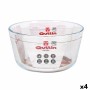 Baking tray Quttin 104639 Glass 2,9 L (4 Units) (21,5 cm) | Tienda24 - Global Online Shop Tienda24.eu