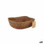 Multi-purpose basket Privilege  wicker Squared 22 x 22 x 8 cm (12 Units) | Tienda24 - Global Online Shop Tienda24.eu