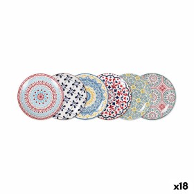 Piatto da pranzo Bidasoa Cosmos Bianco Ceramica 26 cm (12 Unità) | Tienda24 - Global Online Shop Tienda24.eu