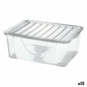 Multi-use Box Confortime White Brown Bamboo Plastic 36 x 26,5 x 13,5 cm (6 Units) | Tienda24 - Global Online Shop Tienda24.eu