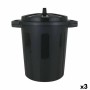 Rubbish Bin Dem 50 L Black 55 x 41 x 54 cm (3 Units) | Tienda24 - Global Online Shop Tienda24.eu