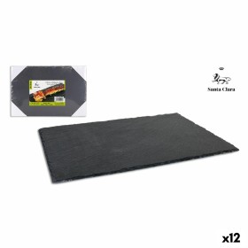 Plateau Santa Clara Alfares Ardoise 30 x 20 cm 6 mm (12 Unités) de Santa Clara, Plats et plateaux - Réf : S2228773, Prix : 29...