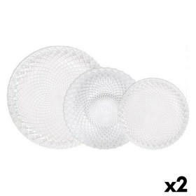 Assietes 18 Pièces Volets Porcelaine 1 cm | Tienda24 - Global Online Shop Tienda24.eu