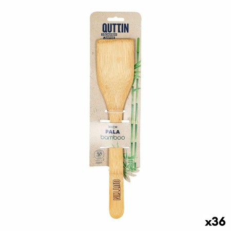 Kitchen Spatula Quttin Brown Straight Bamboo 30 x 6,2 x 0,8 cm (36 Units) | Tienda24 - Global Online Shop Tienda24.eu