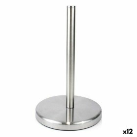 Kitchen Paper Holder Triple Silver Metal (20 x 9 x 34 cm) | Tienda24 - Global Online Shop Tienda24.eu