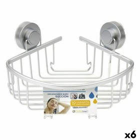 Étagère d'Angle Confortime Aluminium 22,5 x 27 x 14,5 cm (6 Unités) de Confortime, Accessoires de douche - Réf : S2231280, Pr...