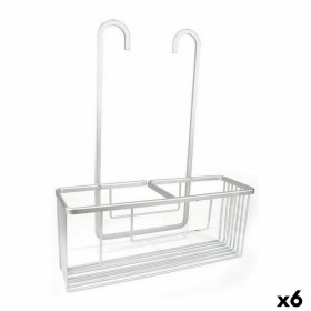 Colgador para la Ducha Confortime Alluma Aluminio Plateado 35,7 x 12,7 x 44,5 cm (6 Unidades) de Confortime, Accesorios para ...