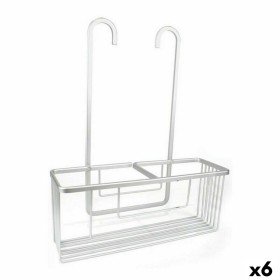 Tapete Antiderrapante para Duche Quadros Branco PVC 67,7 x 38,5 x 0,7 cm (6 Unidades) | Tienda24 - Global Online Shop Tienda24.eu