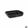 Pirofila da Forno Santa Clara Silicone Vetro Borosilicato Rettangolare 28 x 19,5 x 5 cm (2 Unità) | Tienda24 - Global Online Shop Tienda24.eu