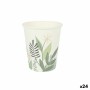 Set de Vasos Algon Desechables Cartón Floral 10 Piezas 250 ml (24 Unidades) | Tienda24 - Global Online Shop Tienda24.eu