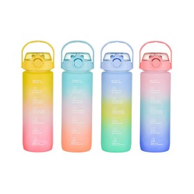 Bottle with Lid and Straw Bewinner Multicolour 600 ml by Bewinner, Canteens & Water Bottles - Ref: S2234118, Price: 5,45 €, D...