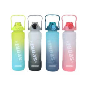 Bottle with Lid and Straw Bewinner Multicolour 1 L by Bewinner, Canteens & Water Bottles - Ref: S2234126, Price: 5,89 €, Disc...