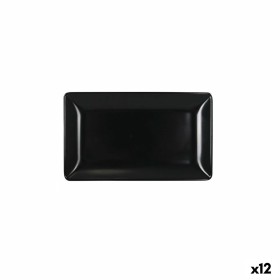 Bandeja de Aperitivos Home ESPRIT Negro Natural Moderno 30 x 30 x 5 cm | Tienda24 - Global Online Shop Tienda24.eu