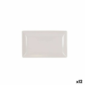 Snack tray La Mediterránea White 25 x 15 x 2 cm (12 Units) by La Mediterránea, Plates and dishes - Ref: S2234272, Price: 33,4...